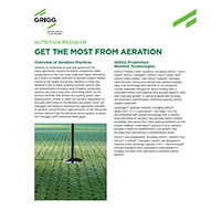 Aeration Nutrition Program